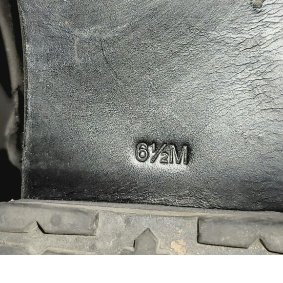 TORY BURCH CHRYSTIE GRAY WOOL STUD EMBELLISHED ANKLE BOOTS, SZ 6.5 - Picture 12 of 16